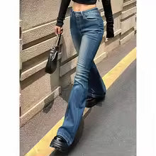 Pantalones campana extra fit
