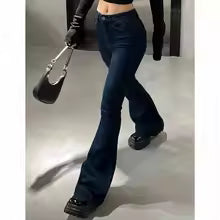 Pantalones campana extra fit