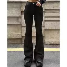 Pantalones campana extra fit