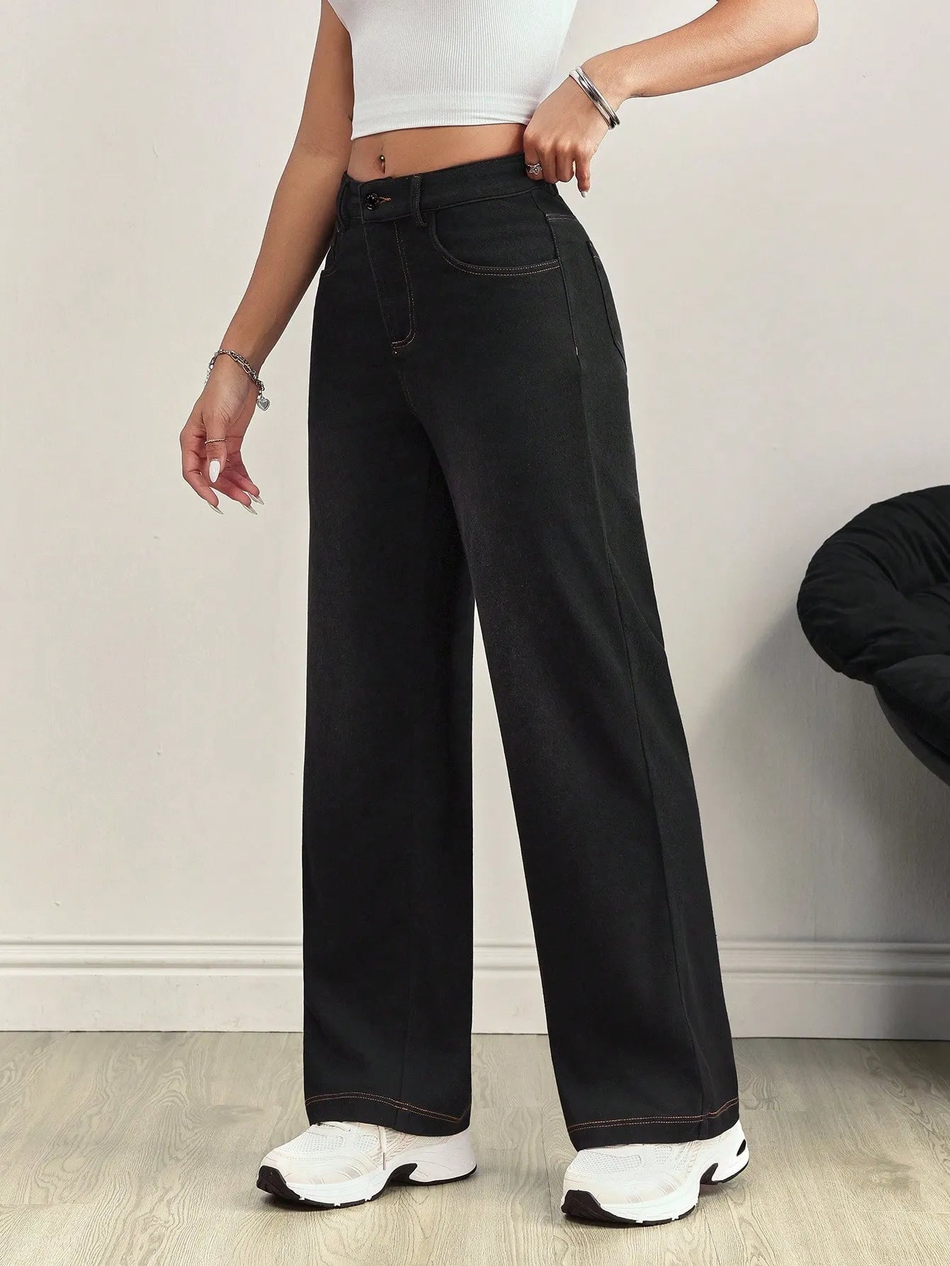 Pantalones banda ancha