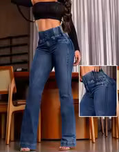 Pantalones banda ancha